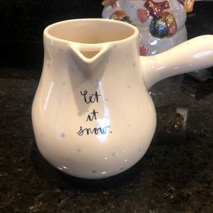 RAE DUNN COCOA POT SNOWMAN